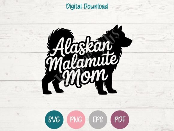 Alaskan Malamute Dog Mom Design Review