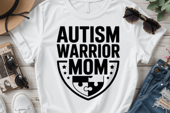Autism Warrior Mom SVG PNG Shirt Review