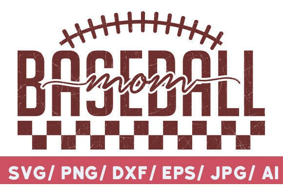 Baseball, Baseball Mom: A Versatile SVG PNG Design