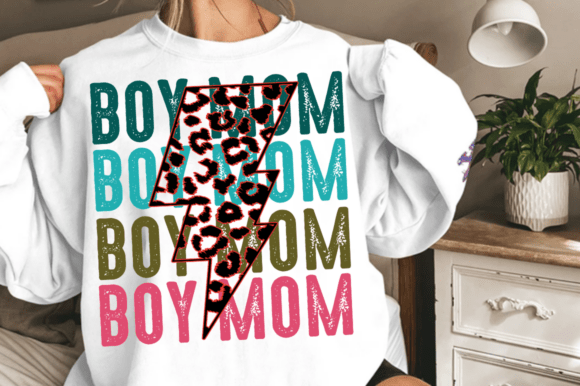 Boy Mom SVG PNG, Mom SVG: A Versatile Design for Embroidery
