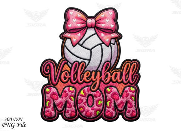 Coquette Volleyball Mom SVG for Game Day