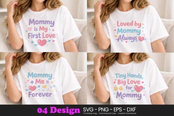 Cute and Adorable: Mother’s Day Mom SVG PNG Set