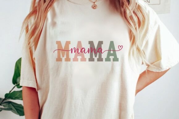 Retro Mama Svg: A Versatile Design for Embroidery