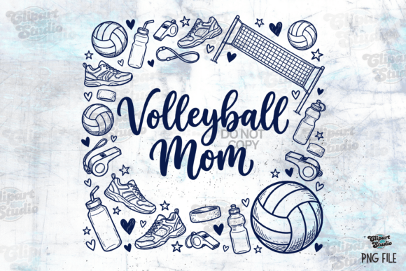 Volleyball Mom SVG PNG: A Perfect Embroidery Choice
